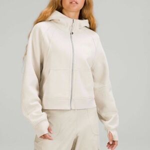 Lululemon Scuba Oversized Full Zip Natural Ivory XL/XXL